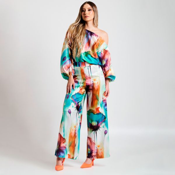 Set acuarela vibrante