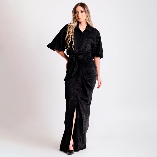 Vestido seda print